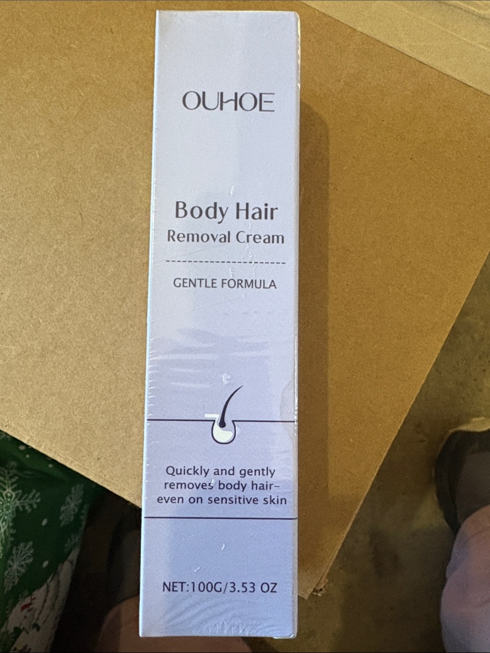 Gentle Formula Body Hair Removal Cream - White